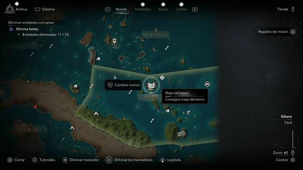 Assassin's Creed  Black Flag Resynced - Mapas del tesoro, ubicaci�n del mapa del tesoro de New Bone
