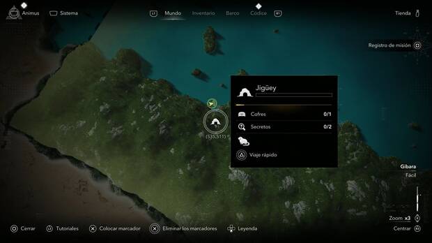 Assassin's Creed Black Flag Resynced - Cofres en Gibara, ubicaci�n del cofre de Jig�ey