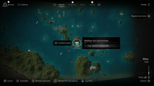 Assassin's Creed Black Flag Resynced - Atalayas en Gibara, ubicaci�n de la atalaya de la Isla de Crooked