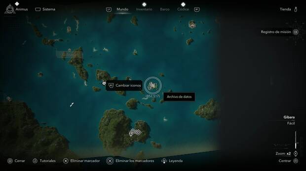 Assassin's Creed Black Flag Resynced - Archivos de datos, ubicaci�n del Diario de Robert Jim�nez en la Isla de Mayaguana, Gibara