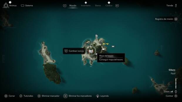 Assassin's Creed Black Flag Resynced - Mapas del tesoro, ubicaci�n del mapa del tesoro de la Isla de San Andr�s