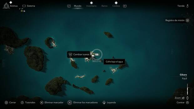 Assassin's Creed Black Flag Resynced - Tesoros en Gibara, ubicaci�n de uno de los cofres de la Isla de Mayaguana