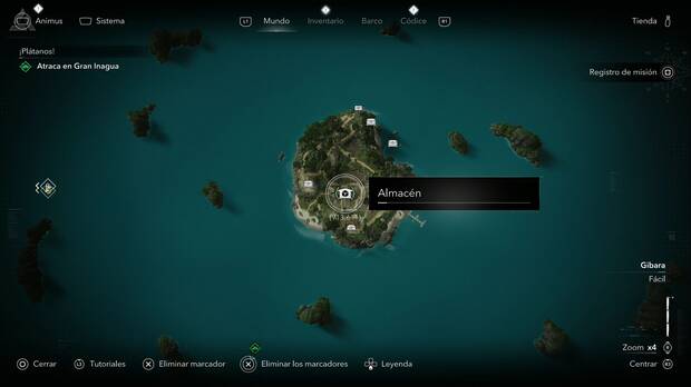 Assassin's Creed Black Flag Resynced - Almacenes, ubicaci�n del almac�n de Isla negra