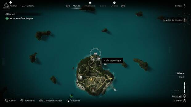 Assassin's Creed Black Flag Resynced - Tesoros, ubicaci�n de uno de los cofres de Isla negra