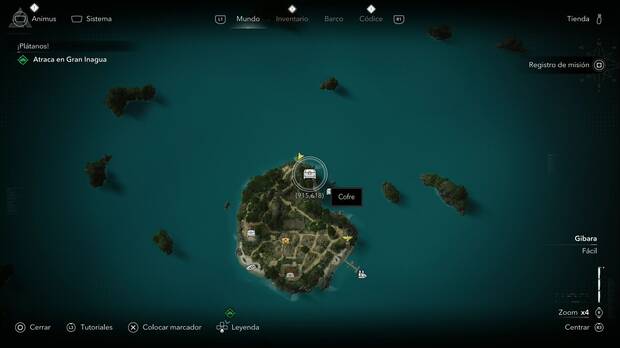 Assassin's Creed Black Flag Resynced - Tesoros, ubicaci�n de uno de los cofres de Isla negra