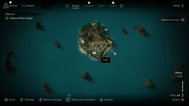 Assassin's Creed Black Flag Resynced - Tesoros, ubicaci�n de uno de los cofres de Isla negra