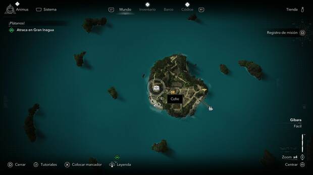 Assassin's Creed Black Flag Resynced - Tesoros, ubicaci�n de uno de los cofres de Isla negra