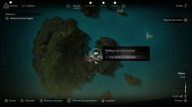 Assassin's Creed Black Flag Resynced - Atalayas en Gibara, ubicaci�n de la atalaya de Gran Inagua