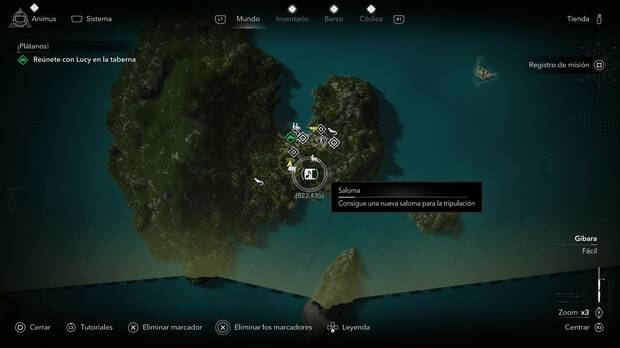 Assassin's Creed Black Flag Resynced - Partituras, ubicaci�n de la partitura El ganso silvestre al sudeste de Gran Inagua, en Gibara