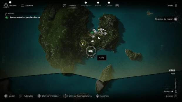 Assassin's Creed Black Flag Resynced - Tesoros en Gibara, ubicaci�n de uno de los cofres de Gran Inagua