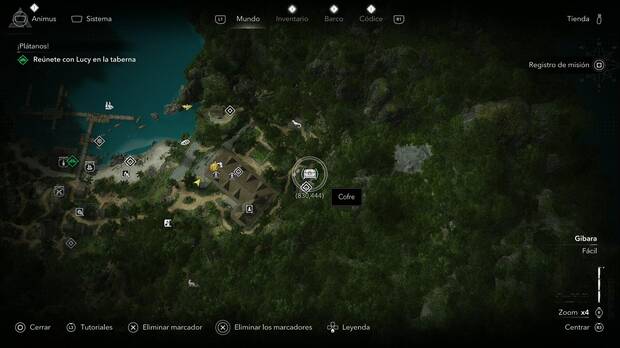 Assassin's Creed Black Flag Resynced - Tesoros en Gibara, ubicaci�n de uno de los cofres de Gran Inagua