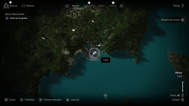 Assassin's Creed Black Flag Resynced - Cartas, ubicaci�n de la carta De mi nomvre y origen al sur de Gran Inagua