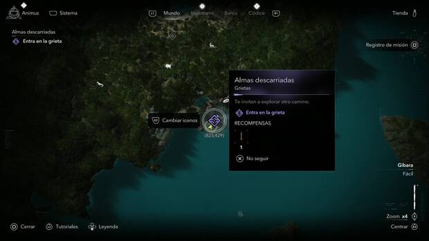 Assassin's Creed Black Flag Resynced - Grietas del Animus, Almas descarriadas; ubicaci�n de la grieta