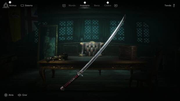 Assassin's Creed Black Flag Resynced - Espadas, Hojasombra de Naoe