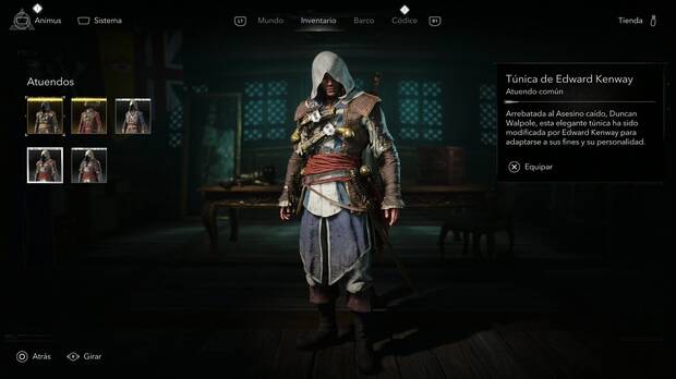 Assassin's Creed Black Flag Resynced - Atuendos, T�nica de Edward Kenway