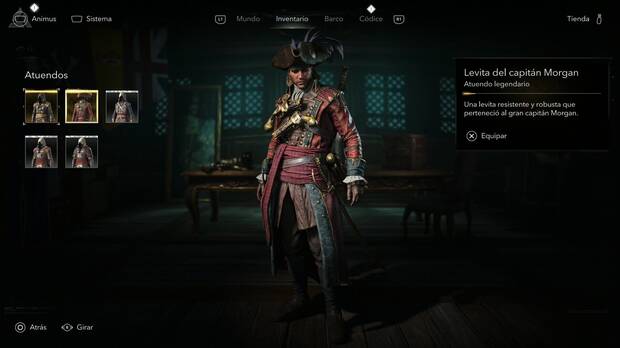 Assassin's Creed Black Flag Resynced - Atuendos, Levita del capit�n Morgan