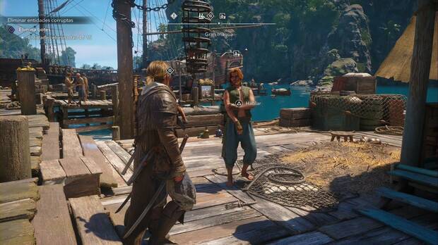 Assassin's Creed  Black Flag Resynced - C�mo mejorar la capitan�a, responsable de la capitan�a en el muelle de Gran Inagua