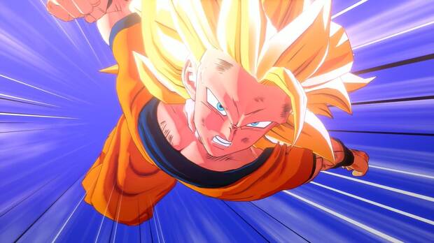 Dragon Ball Z: Kakarot muestra a Goku Super Saiyan 3 luchando contra Buu Pequeño Imagen 3