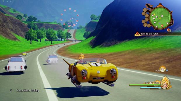 Ser� posible explorar los escenarios tanto a pie como volando o utilizando alguna de los muchos veh�culos y monturas que se incluir�n en el juego, como la magn�fica nube m�gica Kinton.