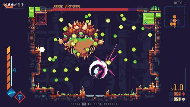 La cantidad de proyectiles que suelen volar por la pantalla har� las delicias de los amantes de los shmups.