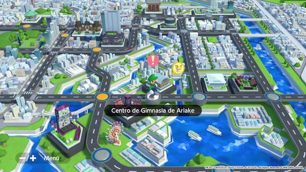 En el mapa aparecen los puntos más representativos de Tokio, ya sea el actual o el de los Juegos de 1964.