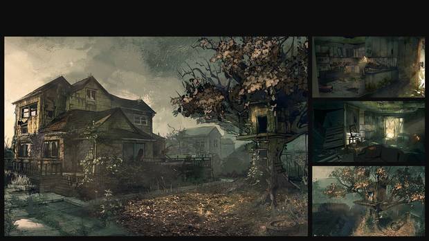 En esa casa del árbol comenzó todo. Poder echar la vista atrás y observar el trabajo de arte del videojuego es una auténtica pasada.