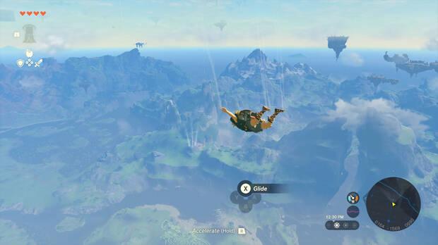 Zelda: Tears of the Kingdom - Descenso desde el cielo