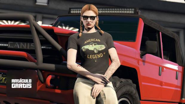 Camiseta GTA Online y bonificacin