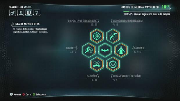 Dispositivos y mejoras Batman: Arkham Knight - Guía