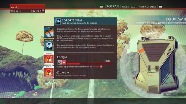 Soporte Vital No Man's Sky