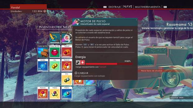 Motor de pulso No Man's Sky