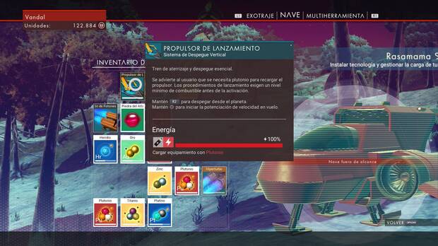 Propulsor de lanzamiento No Man's Sky