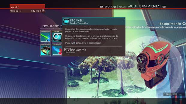Escáner No Man's Sky