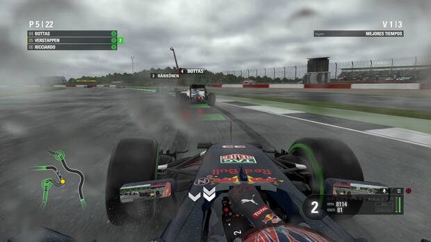 Las carreras con lluvia intensa son visualmente espectaculares, de lo mejor que hemos visto en un juego de coches.