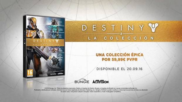 Bungie y Activision anuncian 'Destiny: La coleccin' para el 20 de septiembre Imagen 2