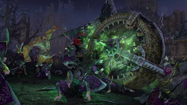 La rueda de la muerte (doomwheel) que dispara y arrolla a los enemigos.