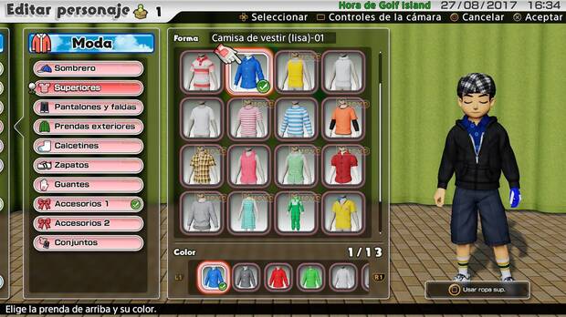 No habr� dos personajes iguales. Hay mucho que desbloquear y equipar a tus golfistas.