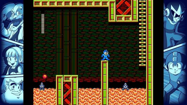 Mega Man 9 y 10 son juegos más actuales, pero se basan en la estética de los 8 bit.
