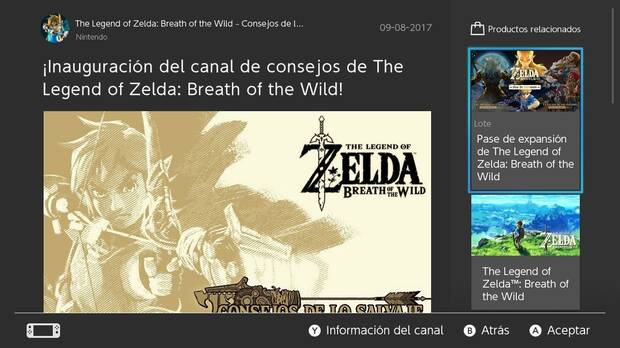 Nintendo estrena el canal de noticias de Zelda en Nintendo Switch Imagen 2