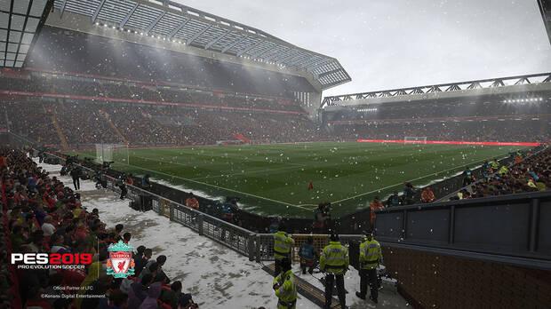 La nieve estar� presente en algunos estadios, siendo palpable tanto a nivel visual como a nivel jugable.