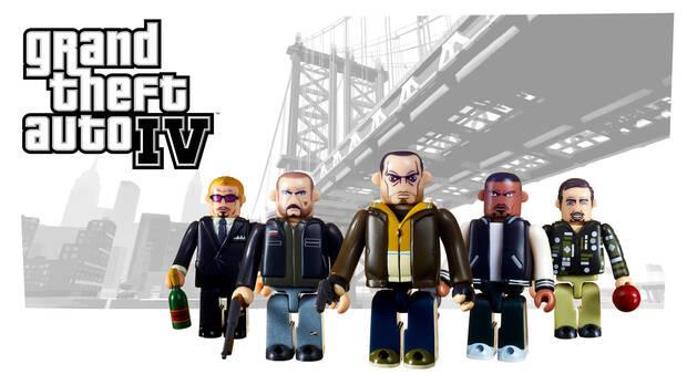 Grand Theft Auto estrenar nuevos set de figuras Kubrick el 14 de septiembre Imagen 2