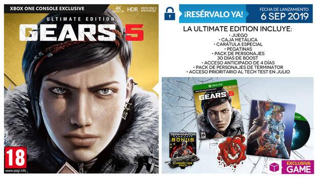 GAME detalla sus incentivos y productos exclusivos para celebrar el lanzamiento de Gears 5 Imagen 2