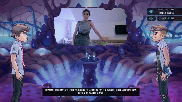 Las secuencias �FMV� se integran en el juego como si fuesen la visi�n de Theo.
