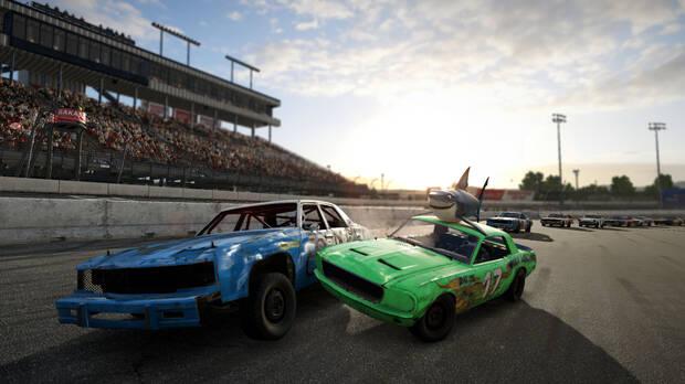 En ‘Wreckfest’ vamos a encontrar normalmente dos objetivos: llegar primero o sobrevivir. O ambas cosas.