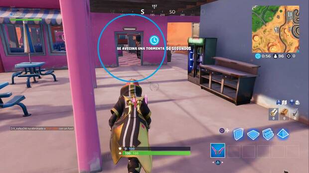 Fortnite - Puerta para entrar y coger la estrella de batalla secreta número 3