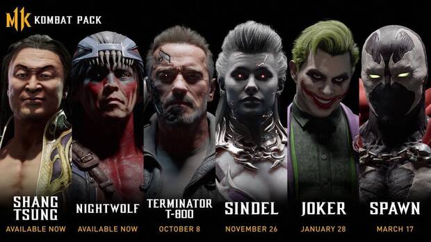 Mortal Kombat 11: Confirmados Terminator, Sindel, Joker y Spawn como nuevos personajes Imagen 2