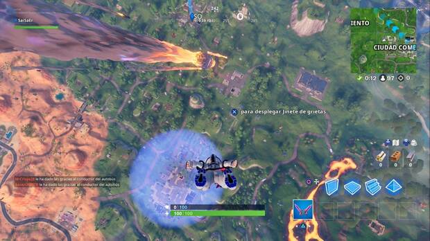Fortnite - Meteorito sobre Polvorín Polvoriento