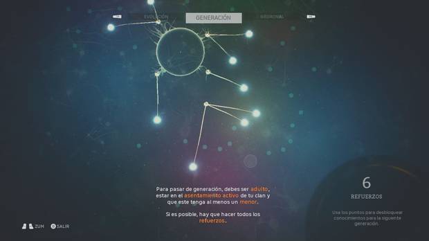 El paso de generación en Ancestors Humankind Odyssey