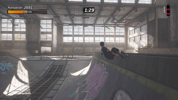 La renovaci�n gr�fica de Tony Hawk's Pro Skate 1+2 deja im�genes como esta.