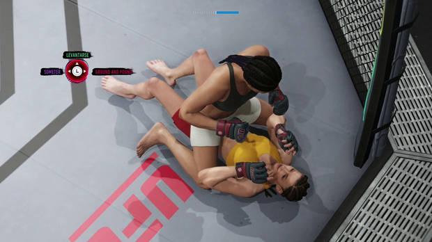 El nuevo sistema de lucha en el suelo es ideal para nuevos jugadores. Los expertos pueden volver al sistema cl�sico en las opciones.